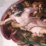 Michelangelo's Creation of Adam (close-up)
